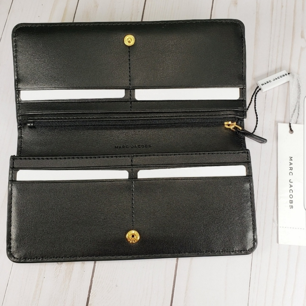 Marc Jacobs Open Face Leather Wallet - Picture 6 of 8